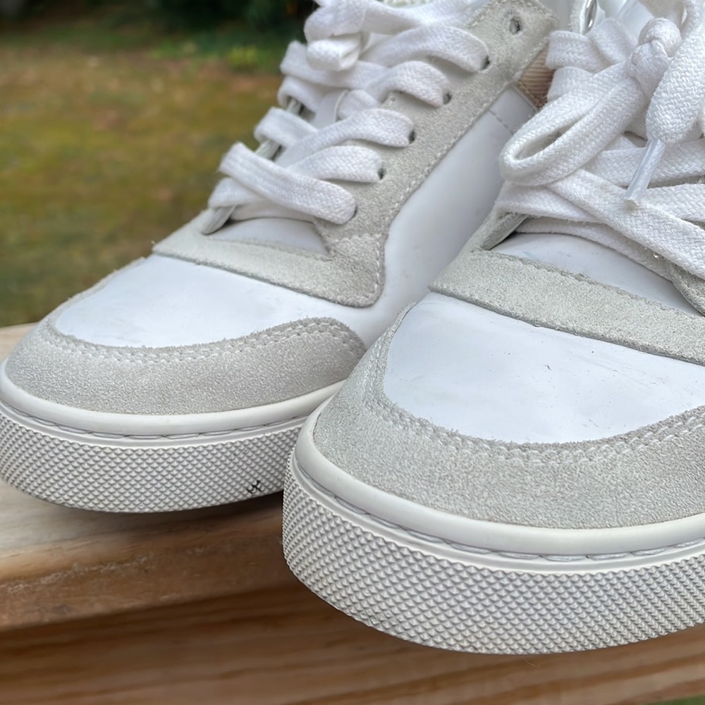 Burberry Leather, Suede and House Check Men's Leather Sneakers Size 40.5… - Picture 11 of 15